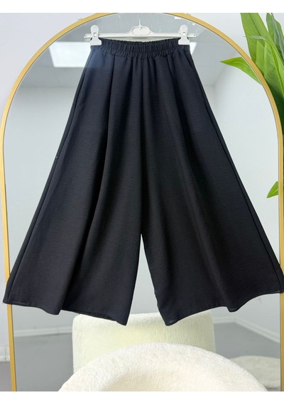 Lovie Moda Cepli Pantolon Etek Siyah