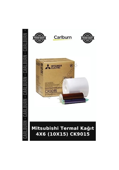 Premium Mitsubishi Termal Kağıt 4x6 10x15 Ck9015 Stok Kağıdı Cihaz Malzemesi Fotoğraf Rulosu