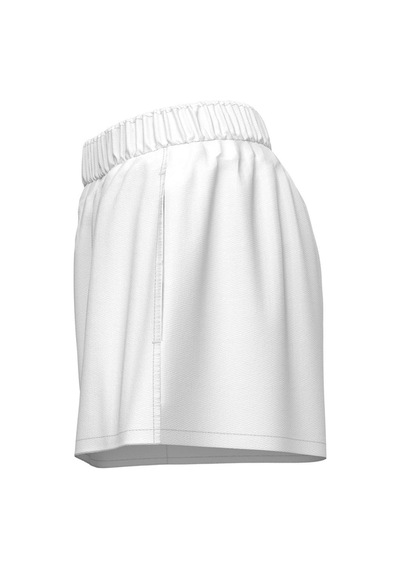 Calvin Klein Kadın Beyaz Gizli Düğmeli Poplin Şort-16098