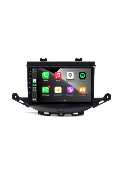 Opel Astra K Araç Multimedya Android Ekran Carplay Navigasyon Double Teyp 2+32 9" 16-20 Black Cadence