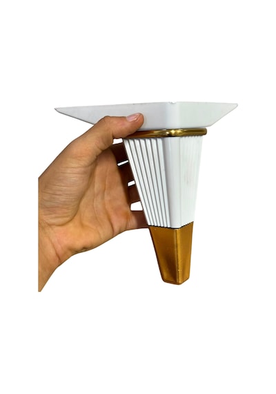 Cateksss 15 Cm Eyfel Ayak Beyaz - 10 Lu Paket