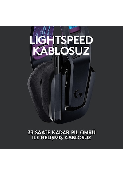Logitech G535 Lıghtspeed Kablosuz Mikrofonlu Oyuncu Kulaklığı