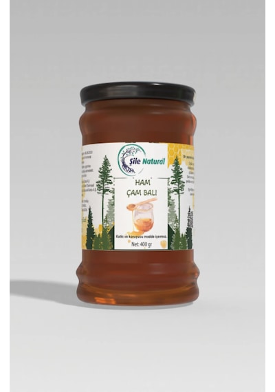 Çam Balı Cam Kavanoz 400 Gr - %100 Doğal Ham Çam Balı