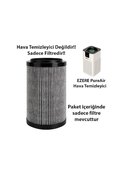 Ezere Pureair Akıllı Hava Temizleyici İçin Yedek Hepa Filtre