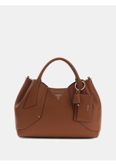 Guess Darcy Logo Kadın El Çantası Hwbg9914060 Kahverengi
