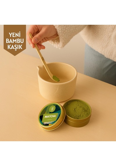 El Yapımı Matcha Kaşığı Chashaku çok renkli