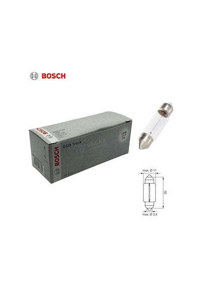 Bosch 24v Sofit Ampul 5w 38 Mm 10 Adet