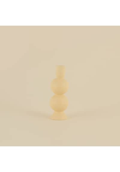 Karaca Home Enna Şamdan Bej 6x6x17,5 Cm