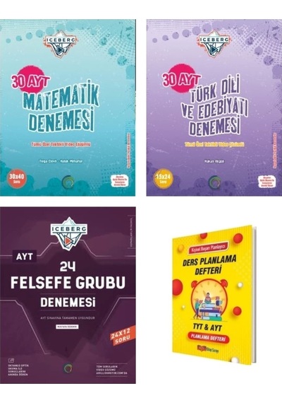 Ayt Iceberg Matematik Edebiyat Ve Felsefe Grubu Eşit Ağırlık Deneme Seti