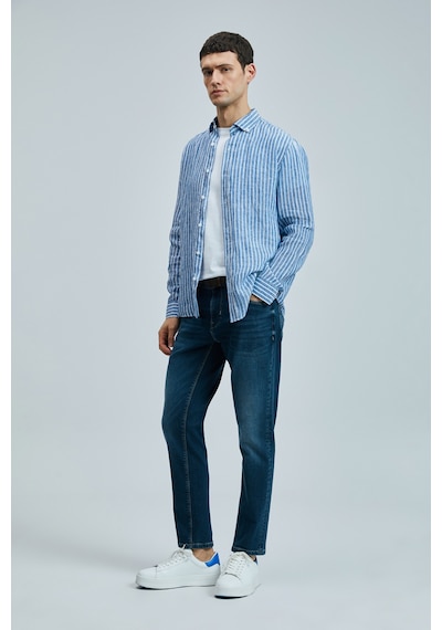 Lufian Fredıc Smart Jean Erkek Pantolon Slim Fit Mavi Mavi 111200198100300 Mavi