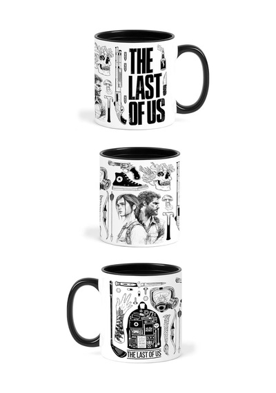 Last Of Us Özel Tasarım Porselen Kupa Bardak Tek Renk