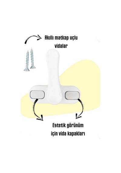 10 Adet Metal Beyaz Pencere Emniyet Kilidi Çocuk Hırssız Kilidi
