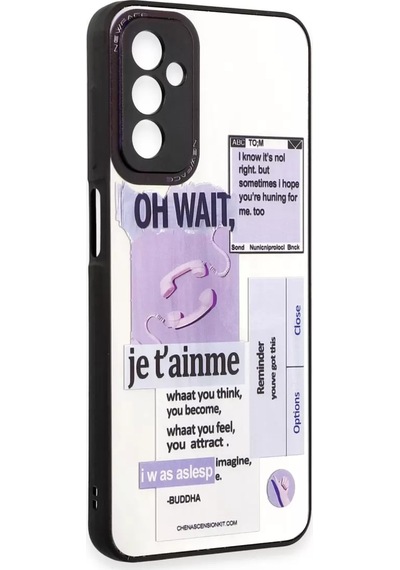 Newface Samsung Uyumlu Galaxy M23 Kılıf Mirror Desenli Kapak - Mirror - 4 Çok Renkli