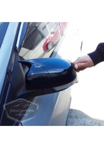 ŞüsCarOto Ford Focus 2.5 2009-2011 Batman Yarasa Ayna Kapağı Piano Black ABS Plastik (00)