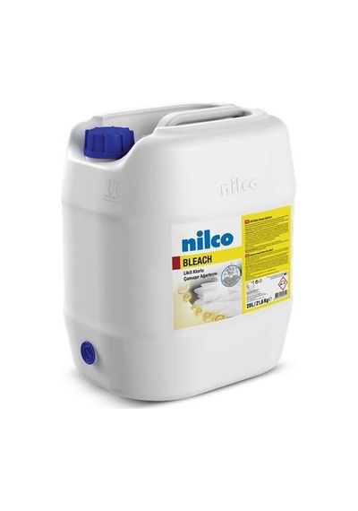 Nilco 41003808 Bleach Likit Klorlu Çamaşır Ağartıcısı 20 L / 21.6 Kg Tekli