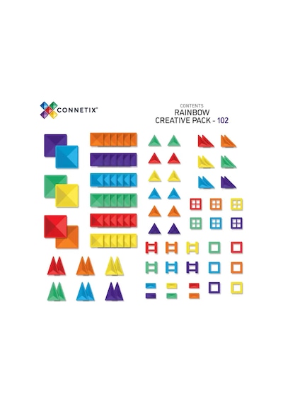 Connetix Rainbow Creative Set - 102 Parça Con-eu-102