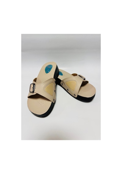 Style Comfort Terlik Anatomik Jel Topuk Destekli Kemik Çıkıntısı Bej