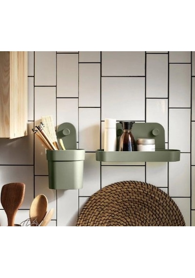 Ikea Öbonäs Banyo Askısı 1 Kancalı 7 X 10.8 Cm Yeşil