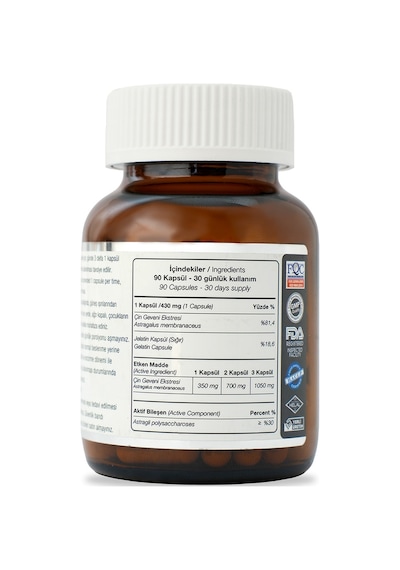 Sepe Natural Astragalus Çin Geveni Eki 430 mg 90 Kapsül