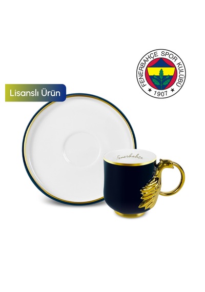 Karaca X Fenerbahçe Lisanslı 2 Kişilik Kahve Fincan Takımı 90 Ml Lacivert