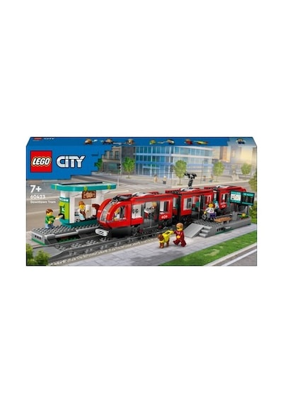 Lego Şehir Merkezi Tramvay İstasyonu 7 Yaş Ve Üzeri İçin Oyun Seti