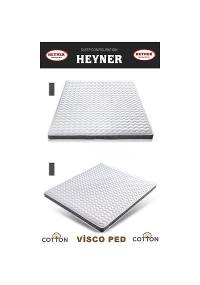 Uzunbebe Heyner Sleep 150X200 Visco Yatak Pedi 150*200 Ortopedik Visco Ped