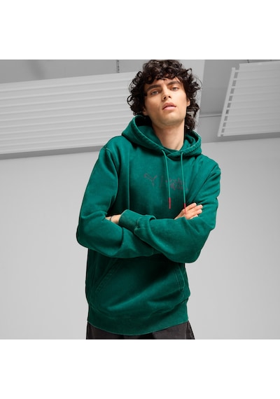 Puma X Squid Game Erkek Yeşil Sweatshirt Düz 627427 Yeşil