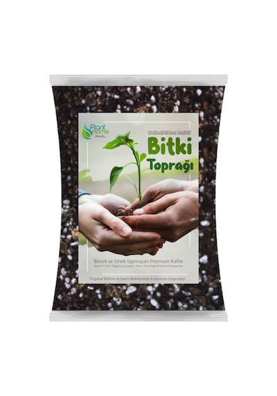 20 Lt Organik Bitki Toprağı - 5x5 Lt Paket Böcek Ve Sinek Yapmaz Torf + Cocopeat + Perlit Diğer