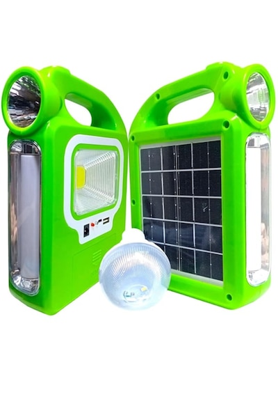 Solar Işıldak Fener Güneş Enerjili Ve Usb Şarj Lamba Kamp Güç Kaynağı