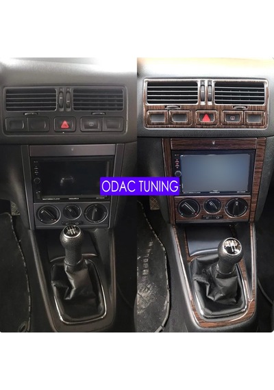 Vw Bora Full Set Torpido, Konsol, Trim, Göğüs Kaplama Koyu Meşe