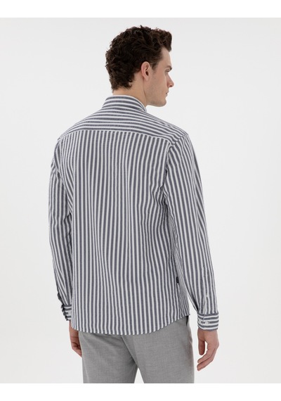 Pierre Cardin Erkek Lacivert Gömlek Desenli 50301533-vr033 Lacivert