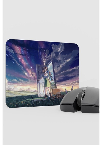 Suzume Anime V4 - 22x18 Gaming Kauçuk Kaymaz Taban Mouse Pad Fare Altlığı