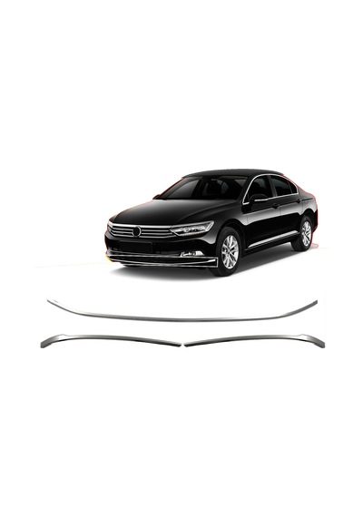 Nova Krom Vw Passat B8 Krom Ön Tampon Alt Çıtası 3 Parça 2015-2019