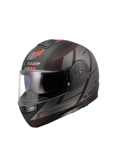 Ls2 Strobe 2 Code Mat Siyah-gri Kask Renkli