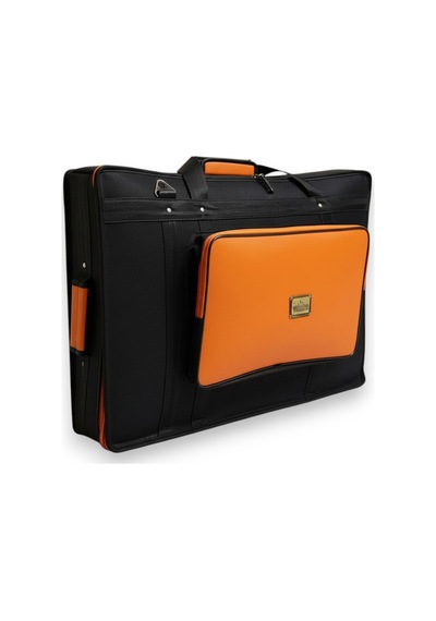 Xdj Rx3 Setup Için Uyumlu Çanta Soft Case Kılıf. Siyah Turuncu.