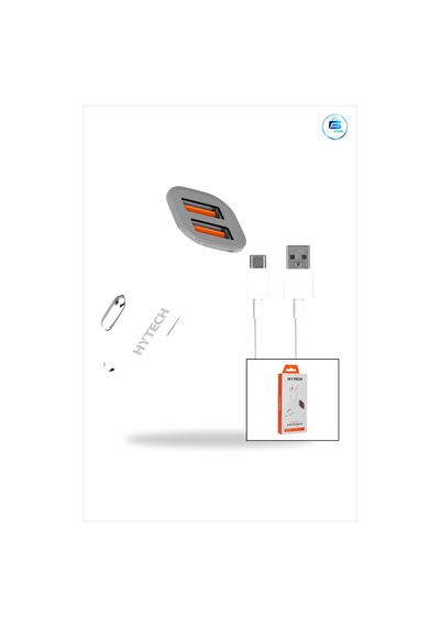 Type-c Araç Şarj Cihazı Çakmaklık Dual Port 15.5w 3a Hızlı Kablol