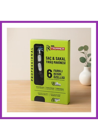 Bezos Usb Şarjlı Saç Ve Sakal Tıraş Makinesi 6 Farklı Kesim Bty