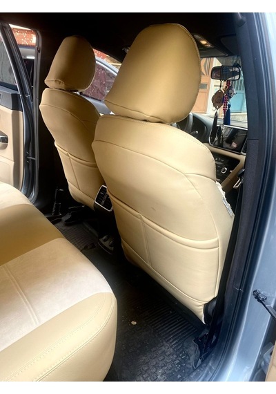 Kia Sportage 2016 2021 Arası Uyumlu Arka Sırt 2+1 Arka Sırt Kolcaklı Model Krem Taytüyü Krem Deri