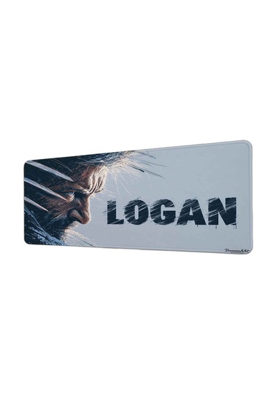 Logan Pençeli Kahraman 40x90 Cm Oyuncu Mousepad Kaymaz Taban Büyük Boy Mousepad Siyah