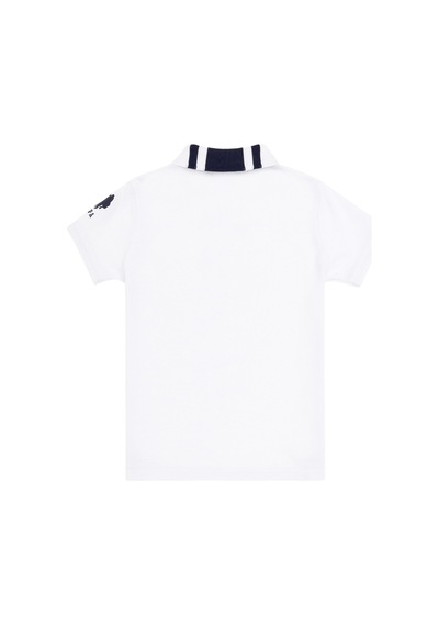 U.S. Polo Assn. Erkek Çocuk Beyaz Polo Yaka Tişört 50281550-VR013 U.S. Polo Assn. Erkek Çocuk Beyaz Polo Yaka Tişört 50281550-VR013