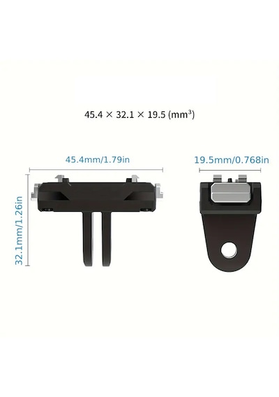 Insta360 X5, X4, Ace Pro / Pro 2 Amagisn Manyetik Kamera Tutucu Quick Release Siyah