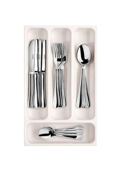 Tescoma Flexispace 899410 Mutfak Gereçleri İçin Çekmece Düzenleyici, Plastik, Beyaz, 37 X 22,2 X 4,5 Cm