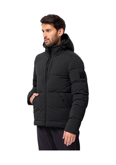Jack Wolfskin Wandermood Down Jkt M Erkek Outdoor Montu 700 Dolgu Kaz Tüyü 1207311-6000 Siyah 1207311-6000
