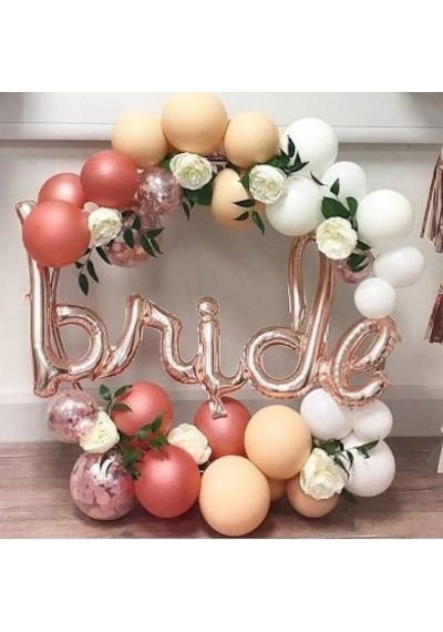 Gold Rose Bride To Be Yazılı Folyo Balon Bekarlığa Veda Partisi