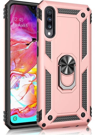 Samsung Uyumlu Galaxy A70 Kilif Sofya Yüzüklü Standli Korumali Kilif 478398465