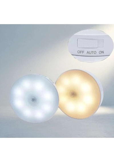 Sensörlü Gece Led Lambası 1 Watt Şarjlı İç Mekan Kullanımı Diğer