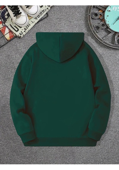 Uyguntarz İmza Baskılı Oversize Sweatshirt Yeşil