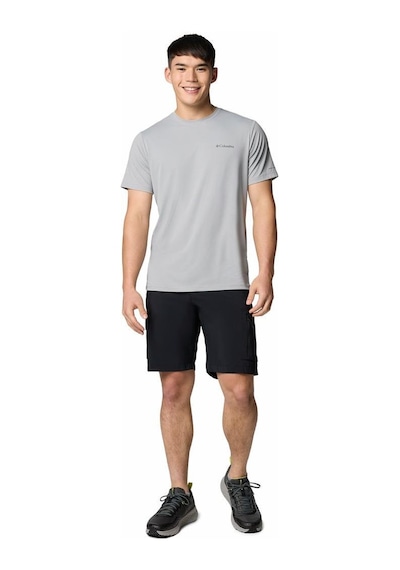 Columbia Tech Trail Utility Erkek Kısa Kollu Tişört-8032 PFG Gri
