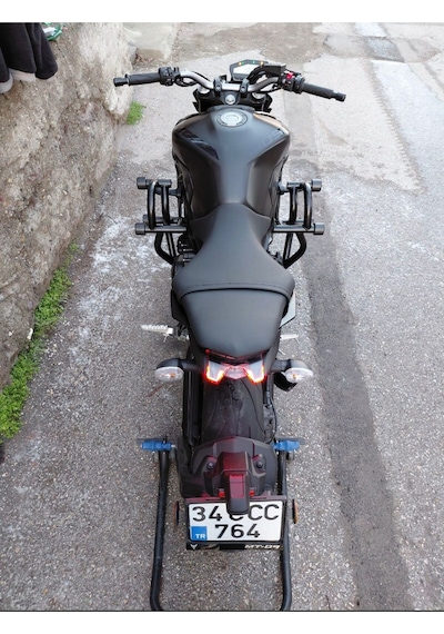 Yamaha Mt-09 2017-2020 Ön Koruma Demiri Siyah