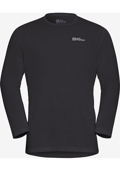 Jack Wolfskin A60291-6000 Vonnan Ls T M Erkek Outdoor Tişört Renkli